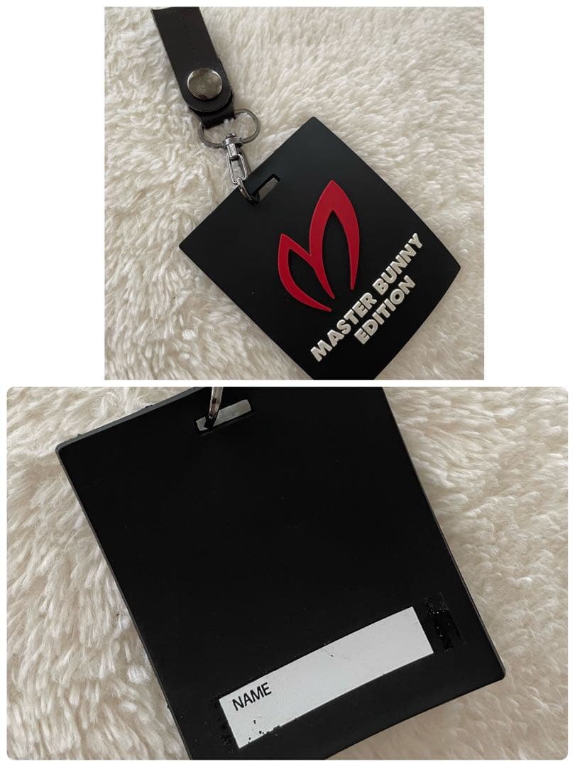 マスターバニーエディション キャディーバッグ エナメル ブルー