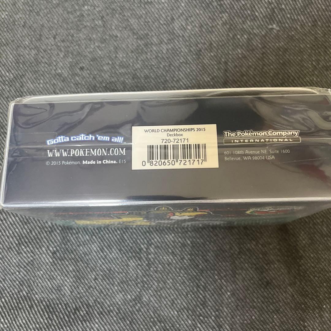 【激レア】WCS2015 ボストン デッキボックス ポケモンカード　新品未開封