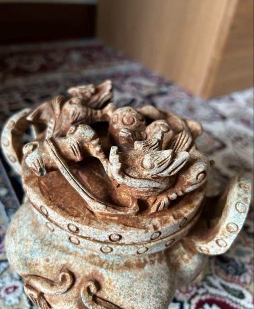 中国美しい　陶磁器 古美術　骨董品　美術　壺　花瓶　一輪挿し