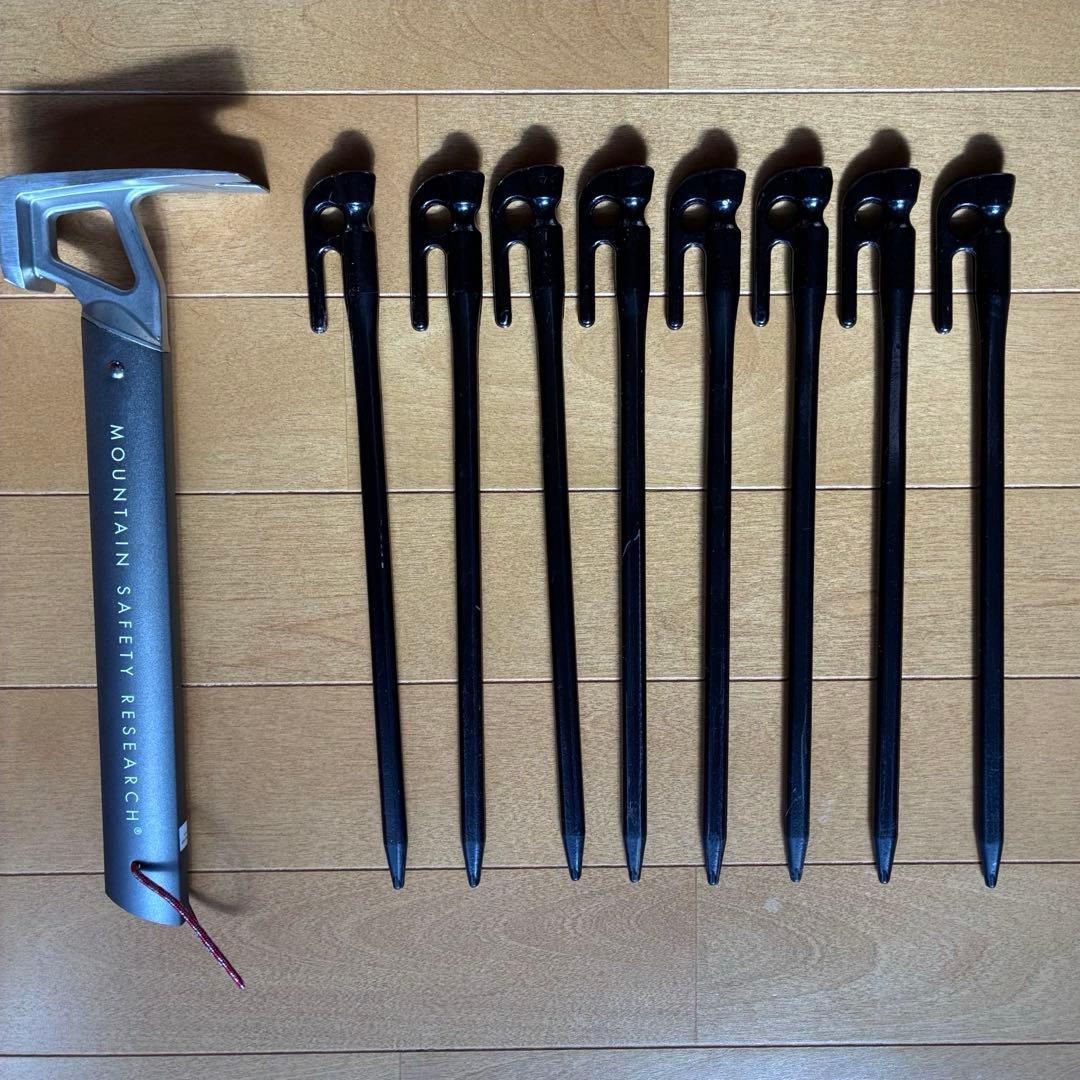 MSR ステイクハンマー エリッゼステーク 28cm 8本セット