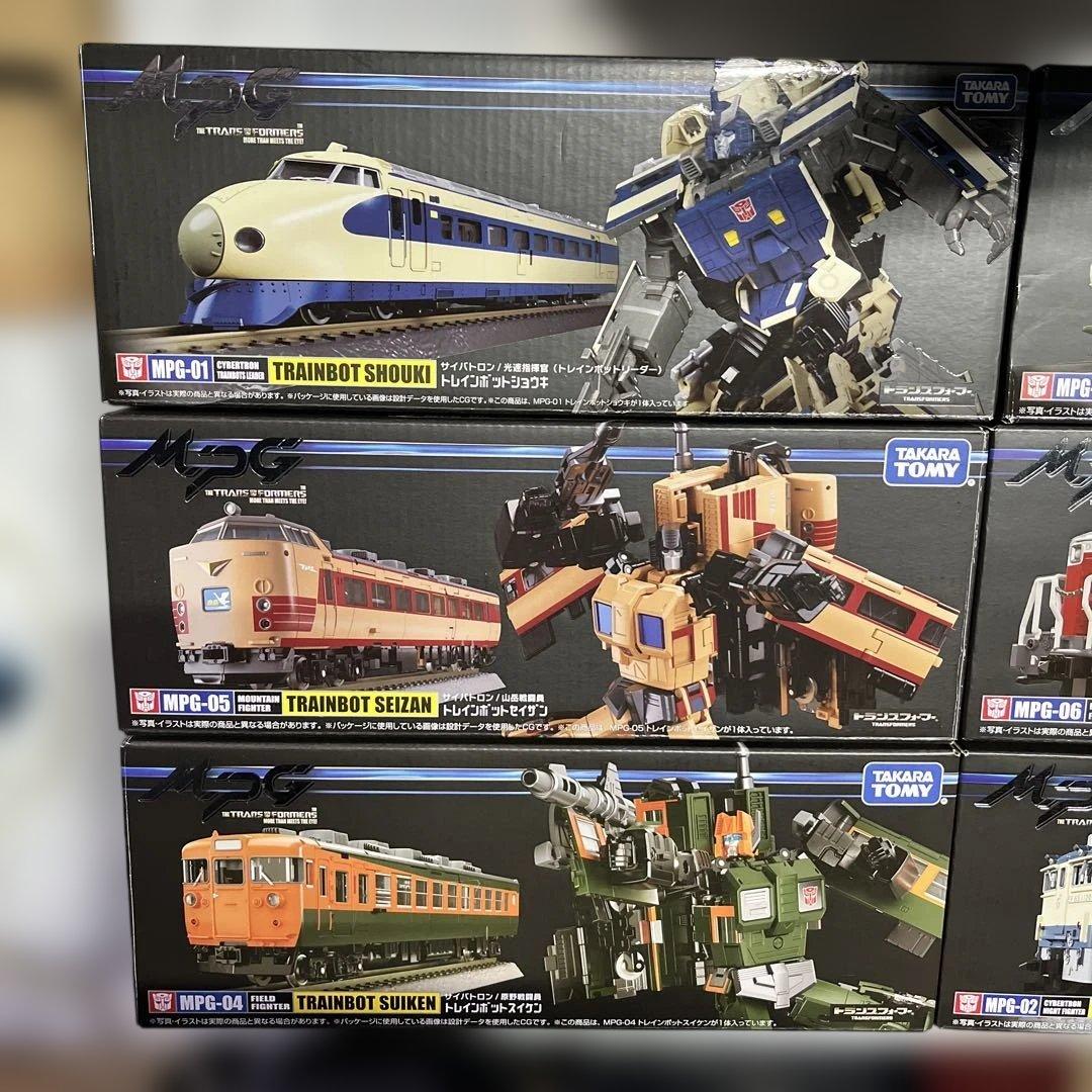新品未開封　タカラトミー　トランスフォーマー　MPGトレインボット全６種セット
