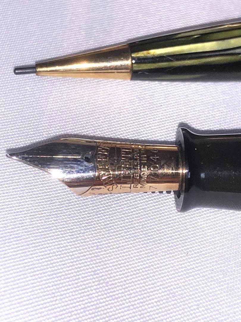 SHEAFFER LIFETIME、万年筆+ペンシル、ヴィンテージ　 14K