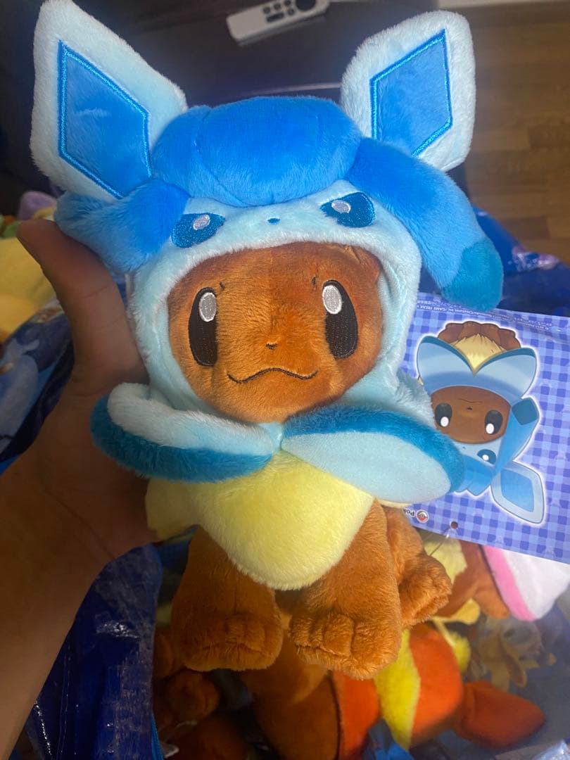 イーブイ　ポンチョ　ぬいぐるみ　8体セット