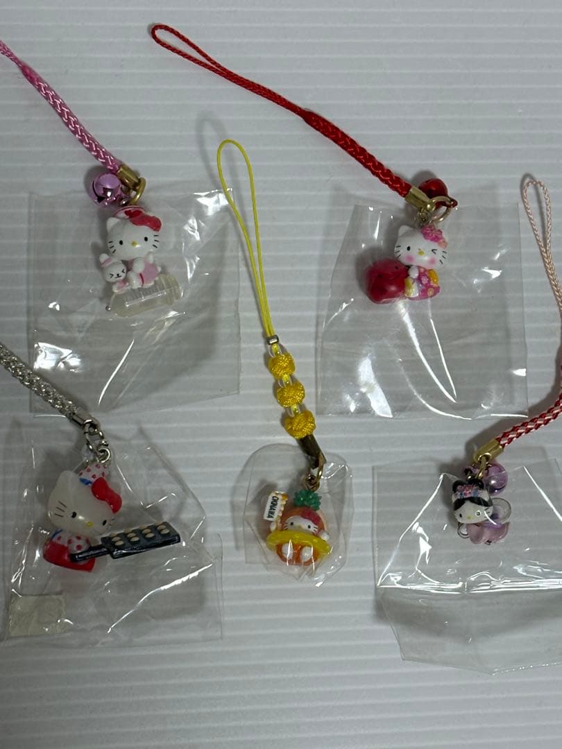 ハローキティ 根付け ストラップ 65種セット ご当地