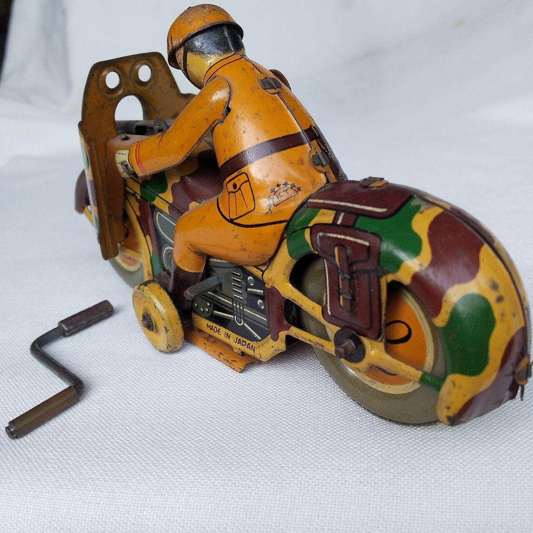 旧日本軍 ブリキ バイク オートバイ 昭和 レトロ ビンテージ アンティーク