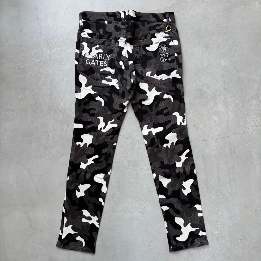 PEARLY GATES カモフラ迷彩総柄 ストレッチロングパンツ 30周年記念