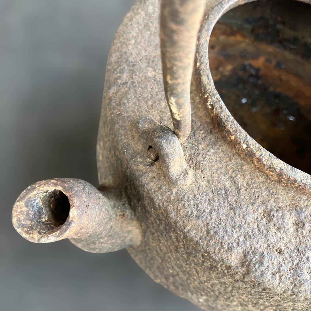 アンティーク　鉄瓶