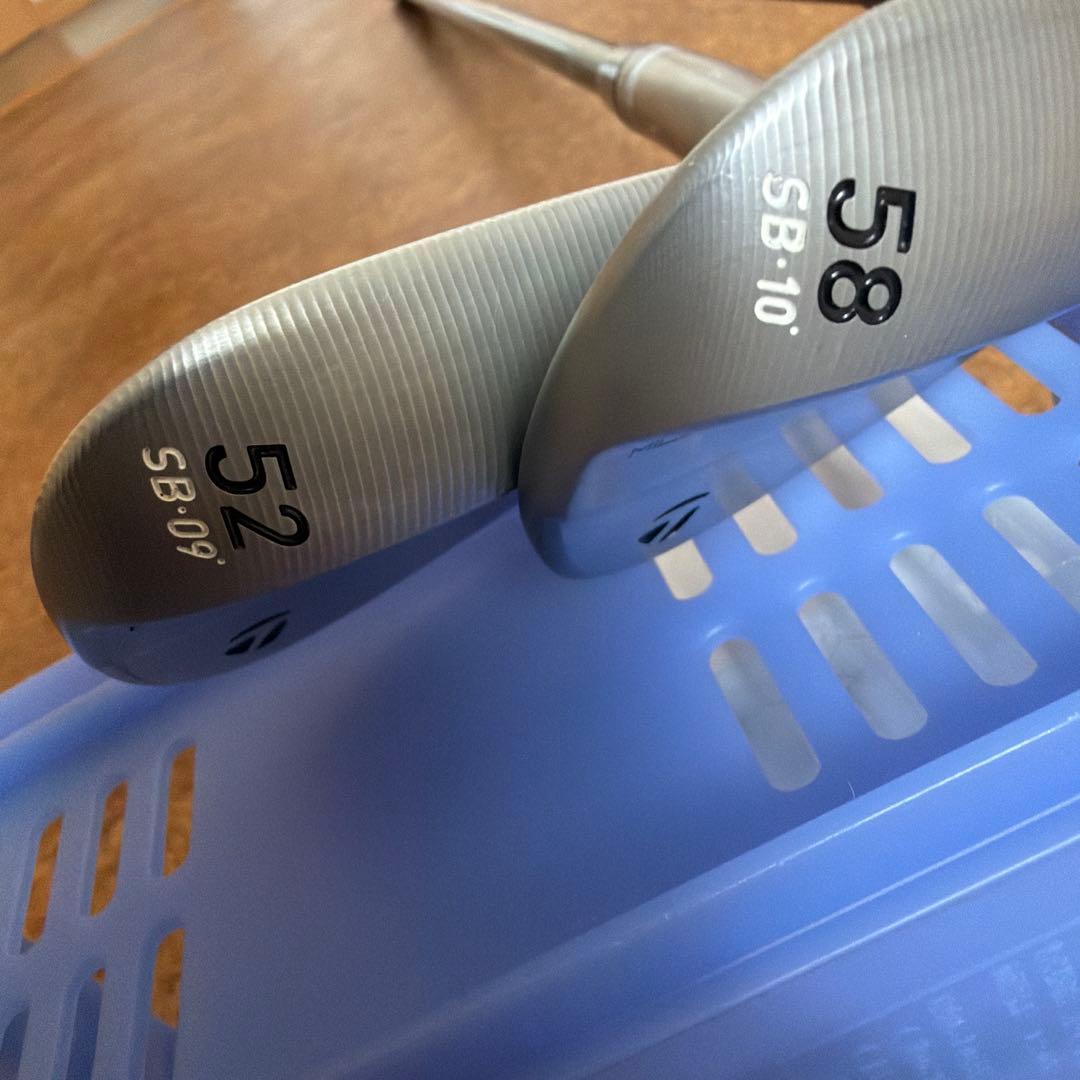 テーラー社MG5ウェッジ52°58°ラウネシャフト刺し２本セット