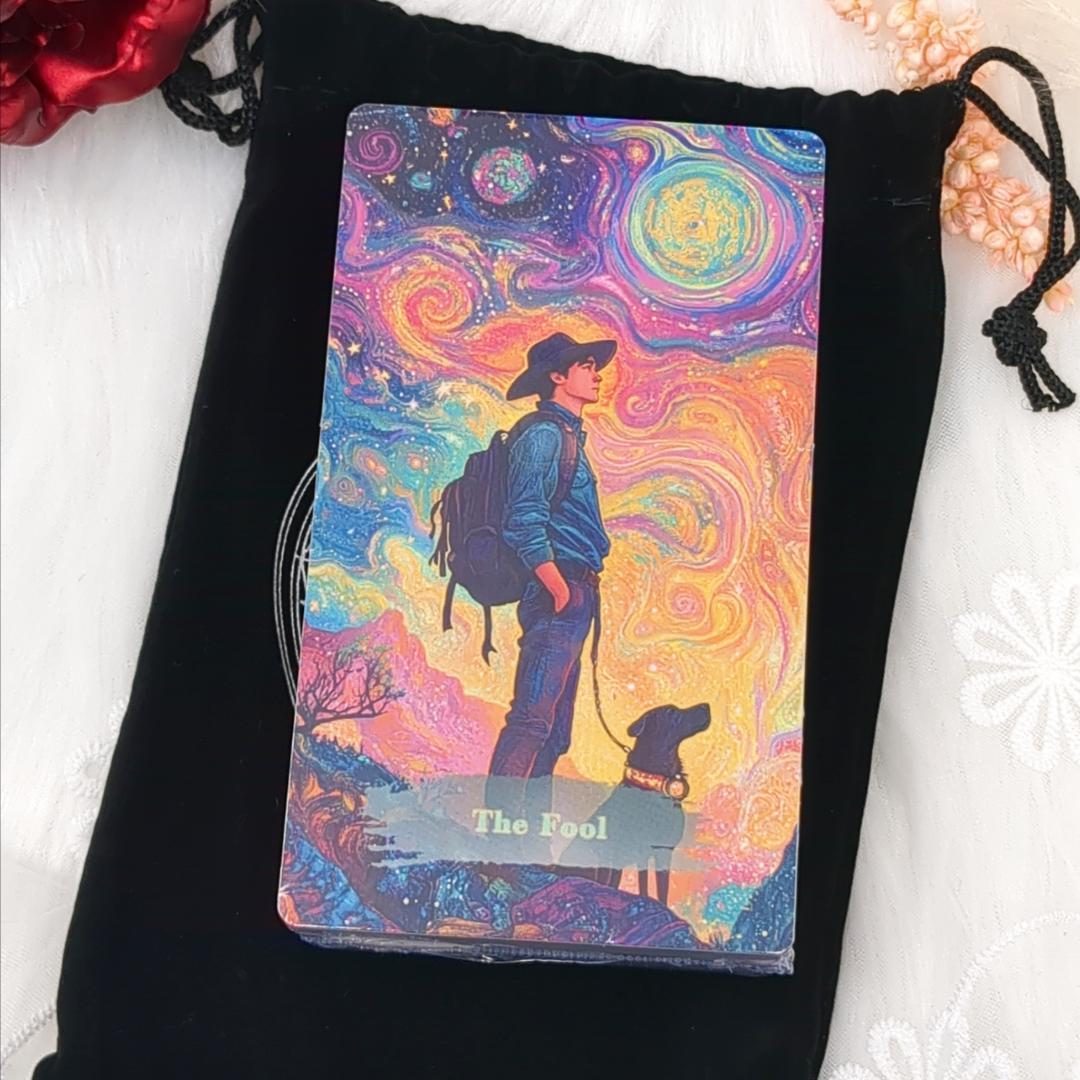 【正規品タロットカード】超美麗イラスト✨入手困難海外デッキ✨宇宙の神秘のタロット