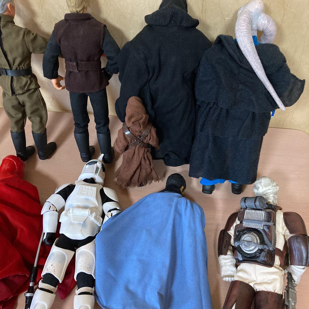 【めちゃ得】スターウォーズ　30センチ大フィギュア10体＋小1体＋武器色々セット
