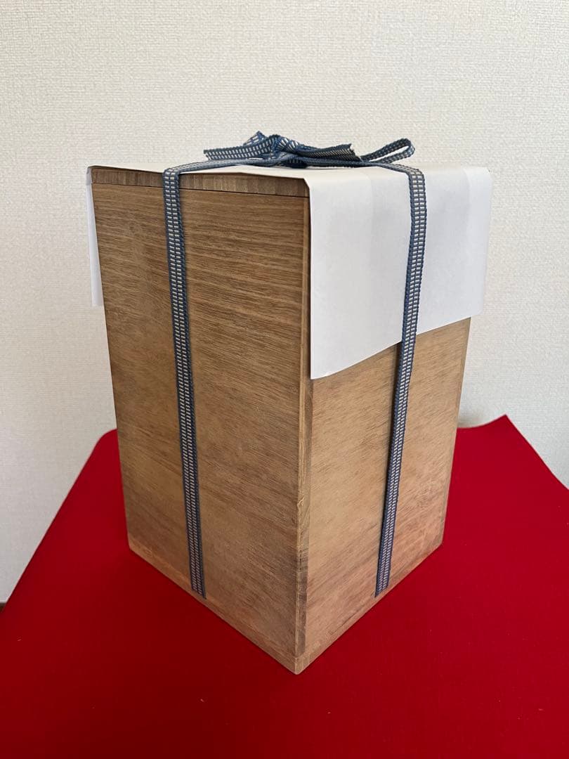 三代 人間国宝 徳田八十吉（正彦銘）碧明釉 瓢型 花生 約24㎝ T288