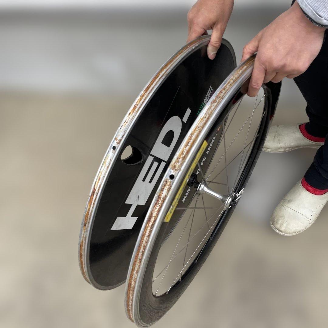 ロードレーサーディスクホイール　HED. TIMEX 完組ホイール