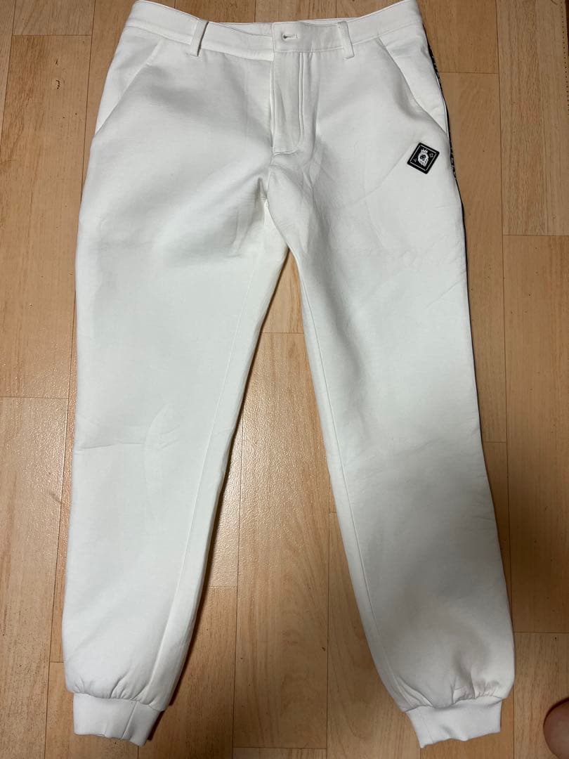 V TWELVE フード付きジャケット ホワイト セットアップ