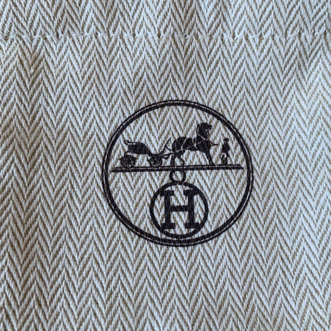 美品エルメス 巾着 保存袋 ポーチ 小物入れ（9x9.5cm）4枚セット