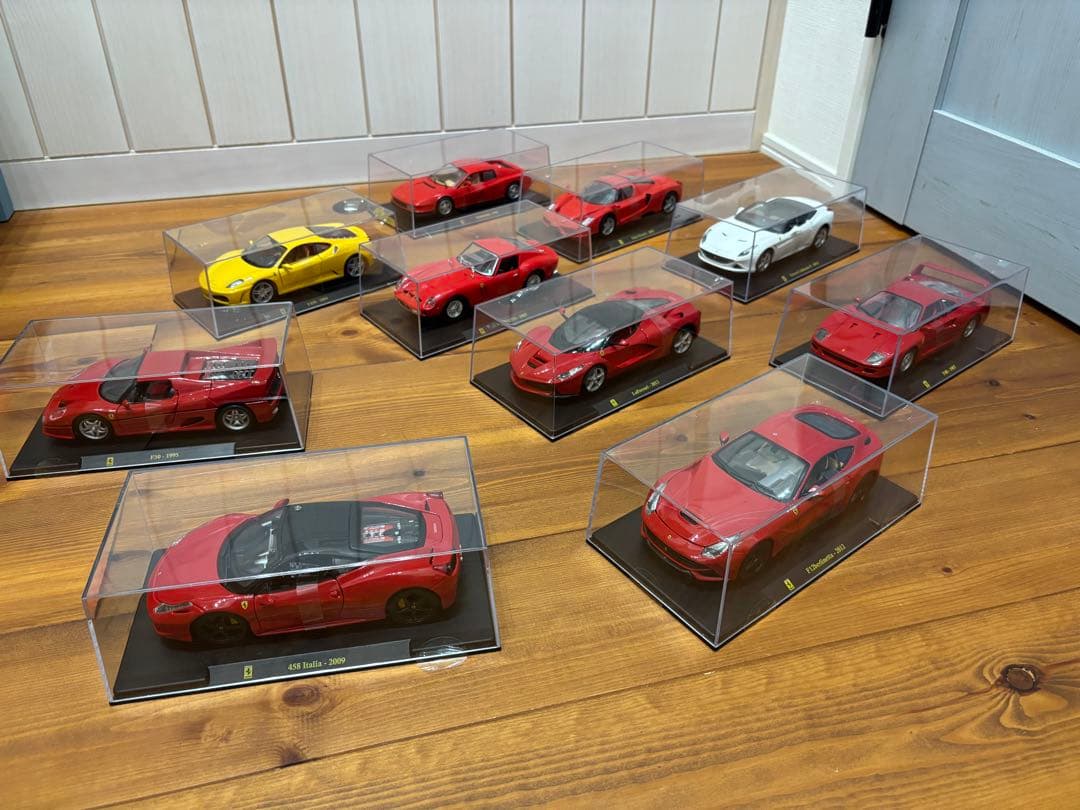 ディアゴスティーニ　Ferrari ミニカー 10台セット ブック付き値下げ！！