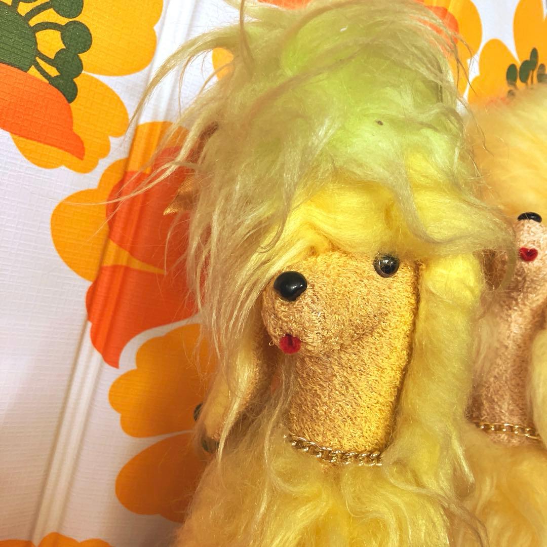 昭和レトロ 激レア お手入れワンちゃん プードル2匹 宇山あゆみ シール動物