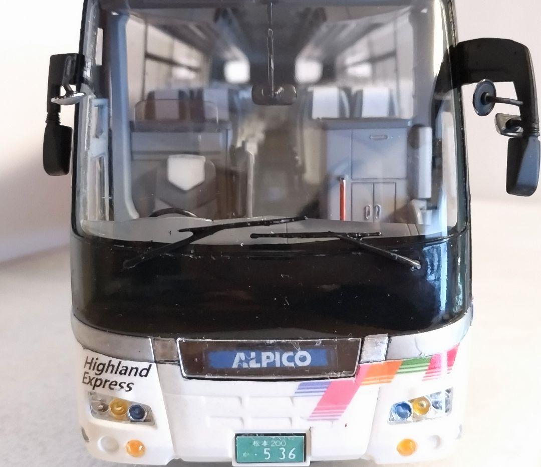 1/32 アルピコ交通 貸切バス(いすゞガーラSHD)素人組立品