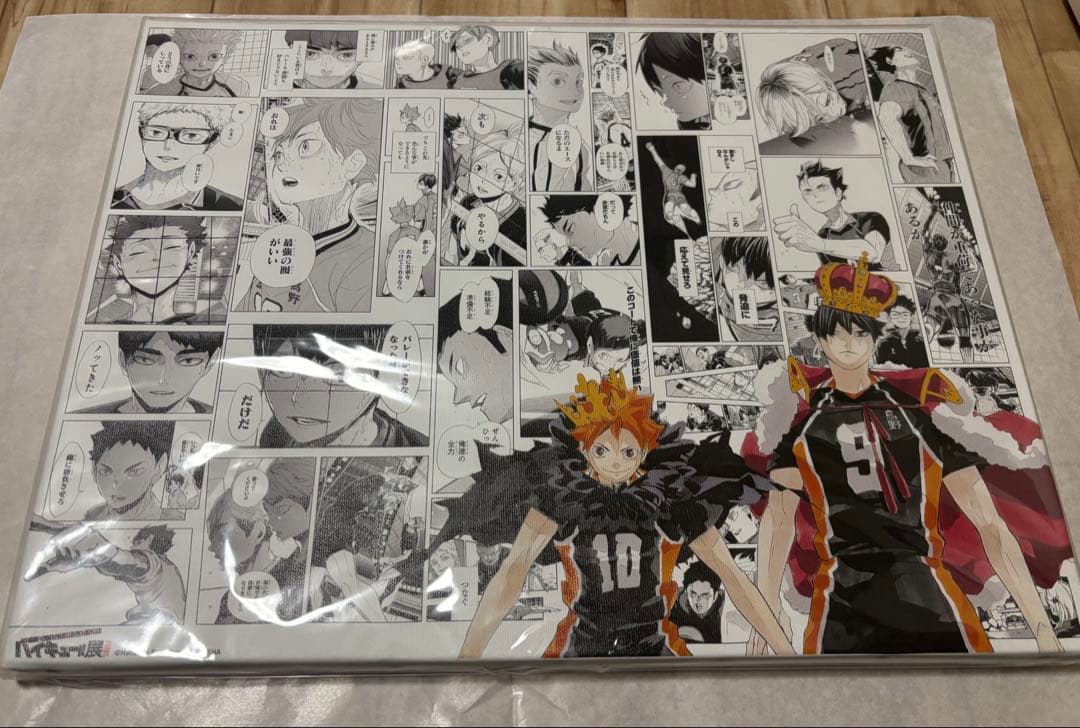 ハイキュー‼︎原画展FINAL アートボード [挑戦者たち/日向と影山]