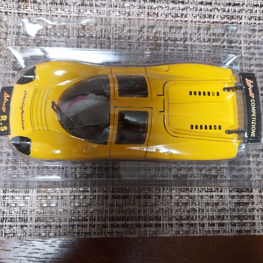 イエロー R.S. ミニカー 透明ケース入り