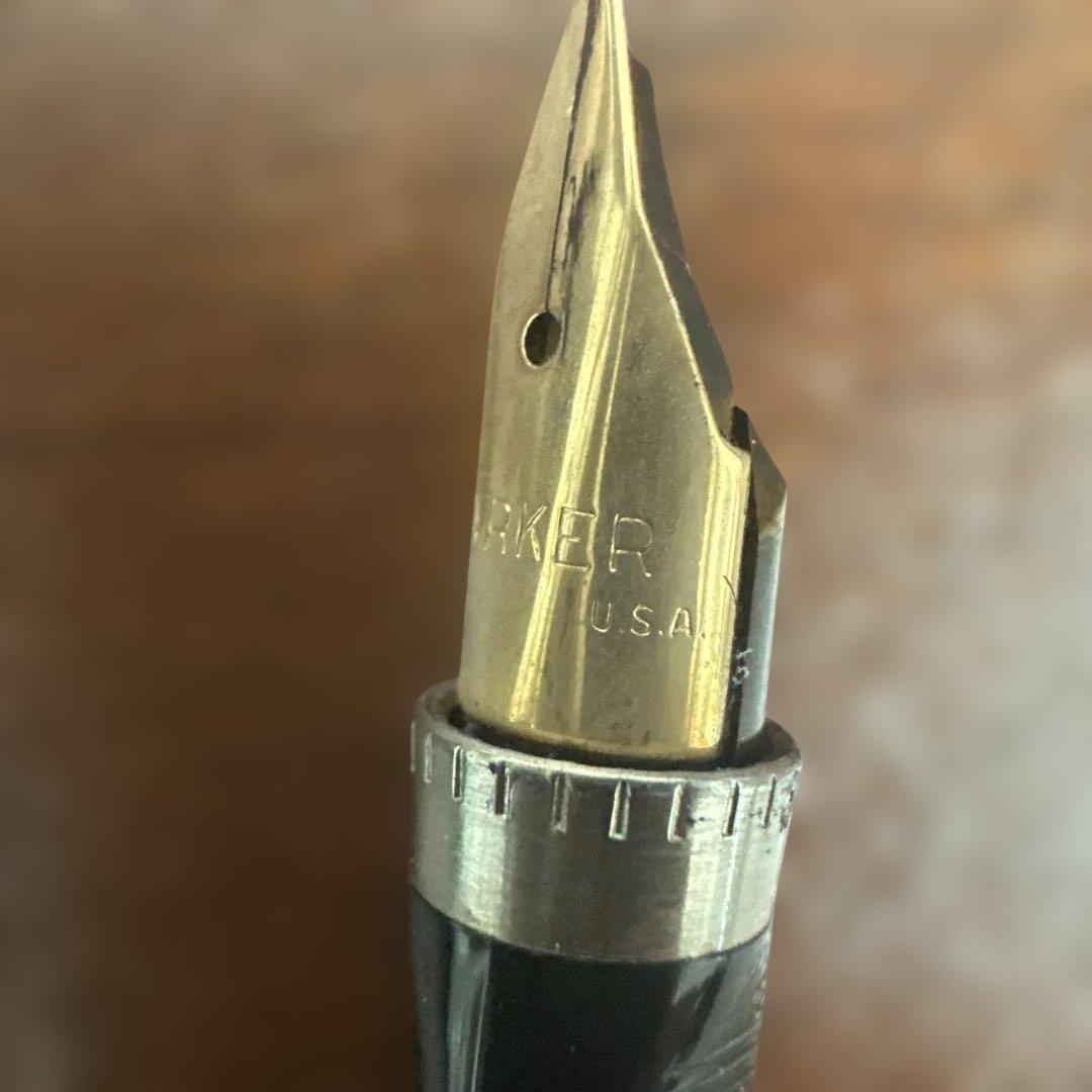 ★良品★PARKER 75 シズレ 14Kニブ 万年筆 箱付