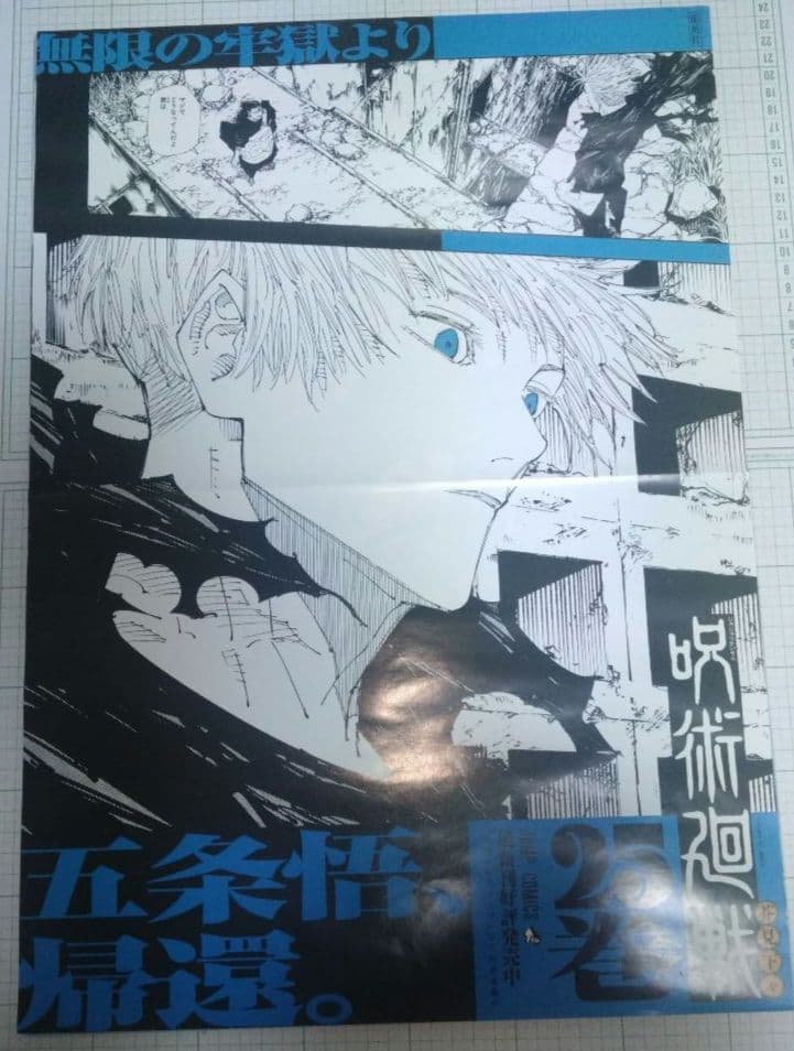 呪術　25巻 　書店用　販促　ポスター　 五条 悟　夏油 傑　　呪術廻戦