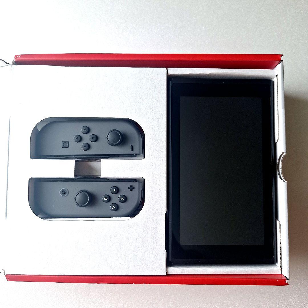 「美品」Nintendo Switch 本体 グレー Joy-Con、ソフト付き