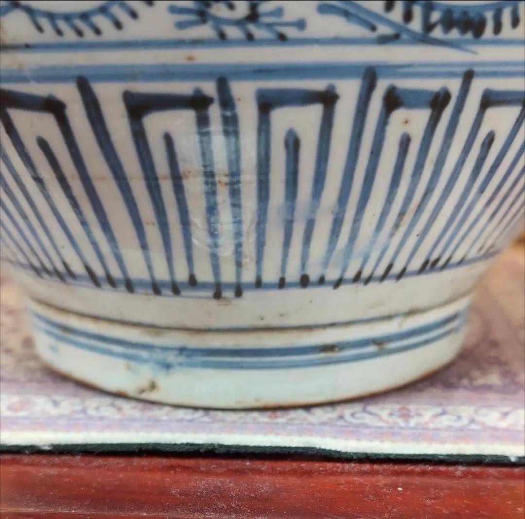 古伊万里　蛸唐草模様　鶴首徳利　花瓶