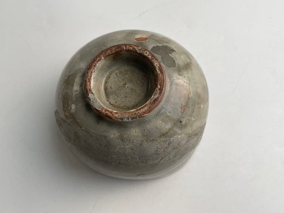 骨董　アンティーク　古唐津　絵唐津　茶碗　金継ぎ直し　金繕い　古美術　古陶磁