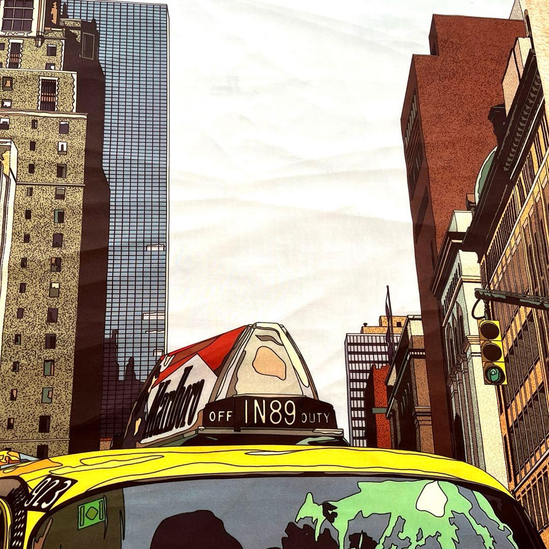 【新品 希少】FIZIN SUZUI 鈴木英人 アート スクリーン 当時モノ