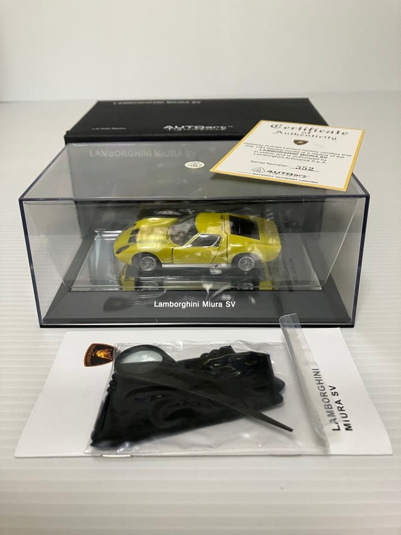 AUTOart 1/43 ランボルギーニ・ミウラSV フルオープンモデル