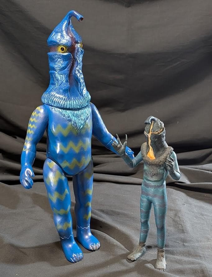 ケムール人「ウルトラＱ」登場怪人（ベアモデル）ジャイアントサイズ ソフビ