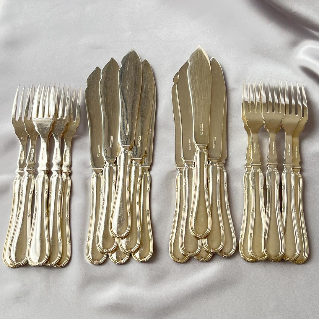 【Martin Hall 】 カトラリーセット ナイフ/フォーク 木製ケース