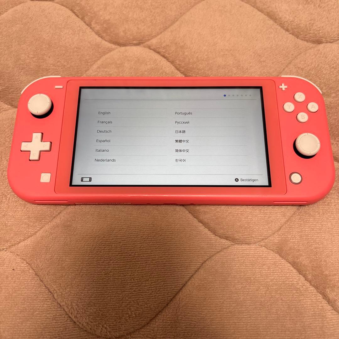 Nintendo Switch Lite コーラルピンク