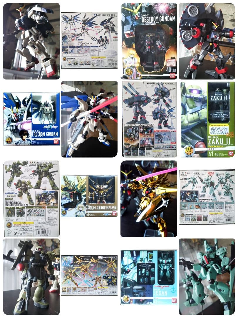 HCM Pro ガンダムなど約111体&ガラスケース&色々。