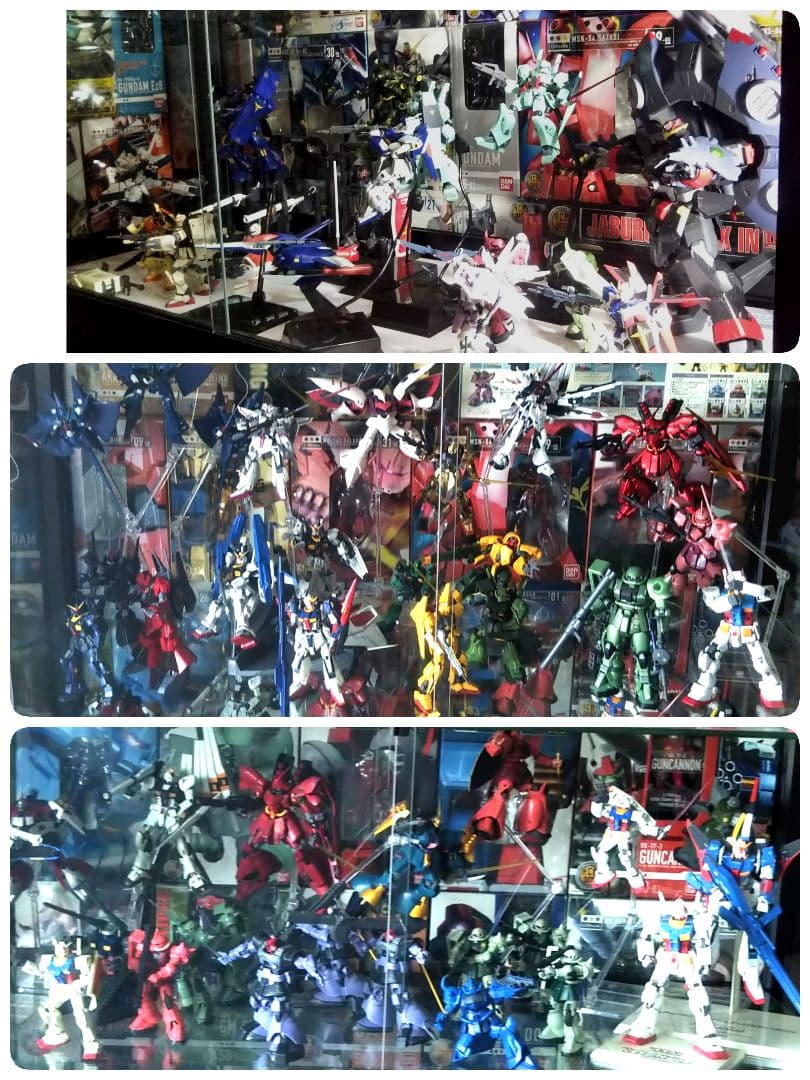 HCM Pro ガンダムなど約111体&ガラスケース&色々。