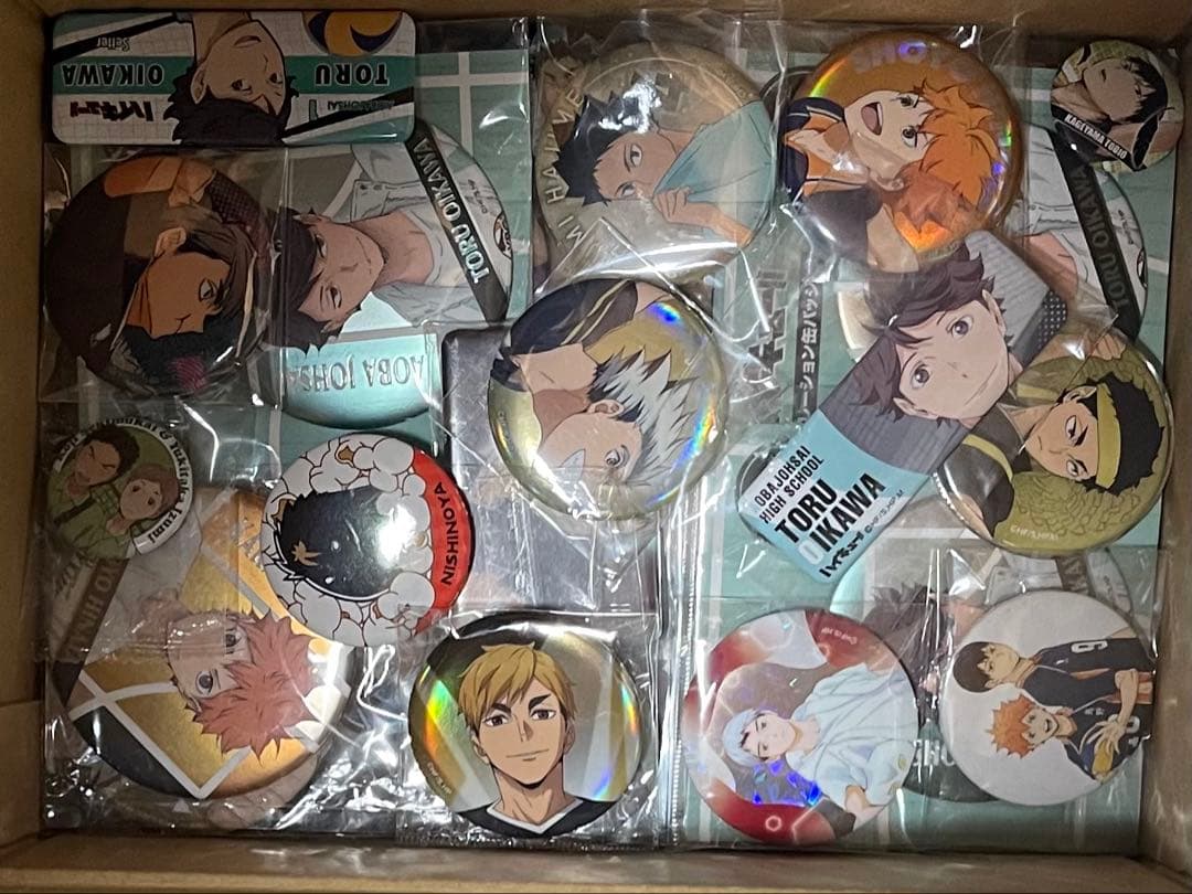 ハイキュー　缶バッジ　のみ　150個以上　一箱限定