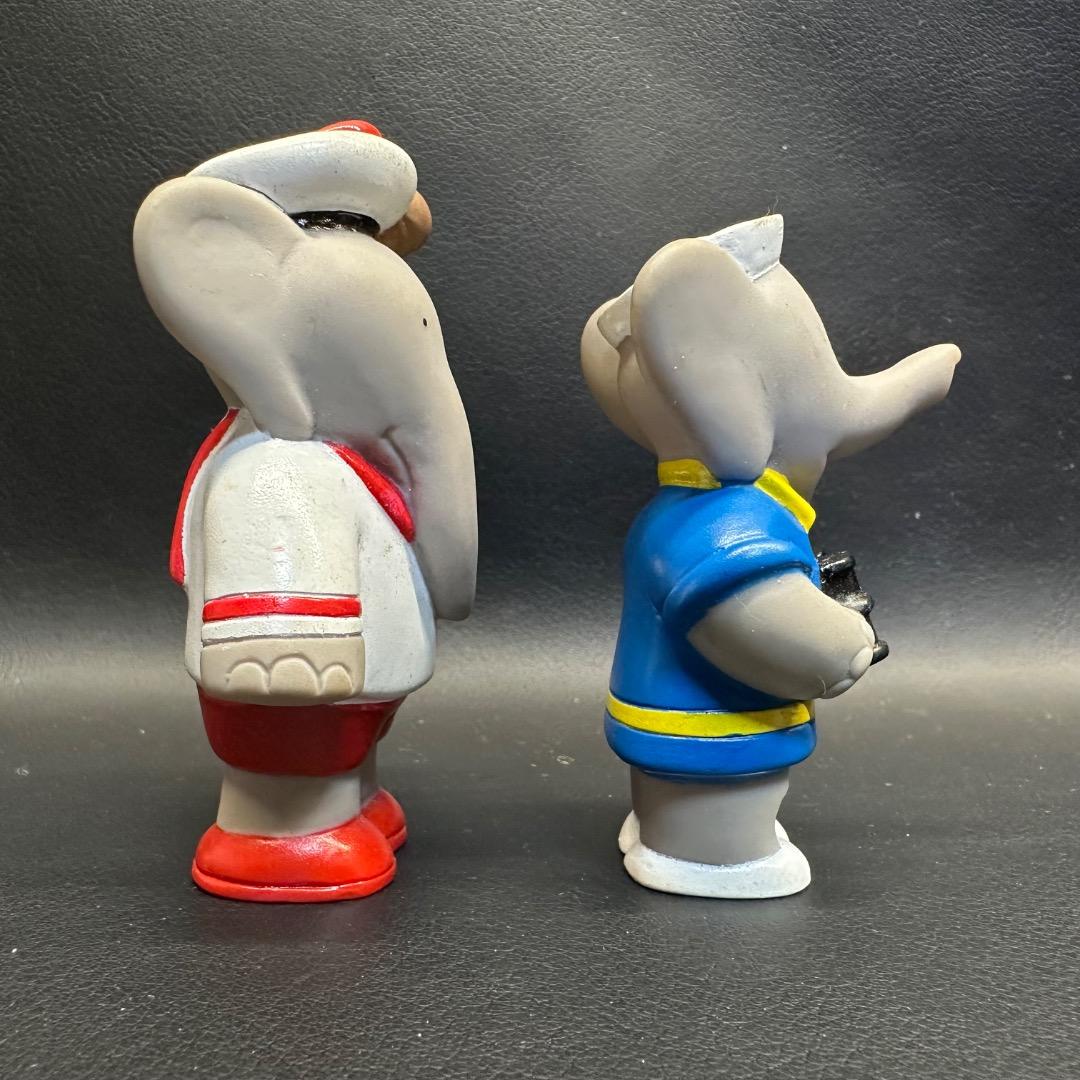 ♡Fa右1019 当時物 ぞうのババール フィギュア 人形 レア 4点まとめ