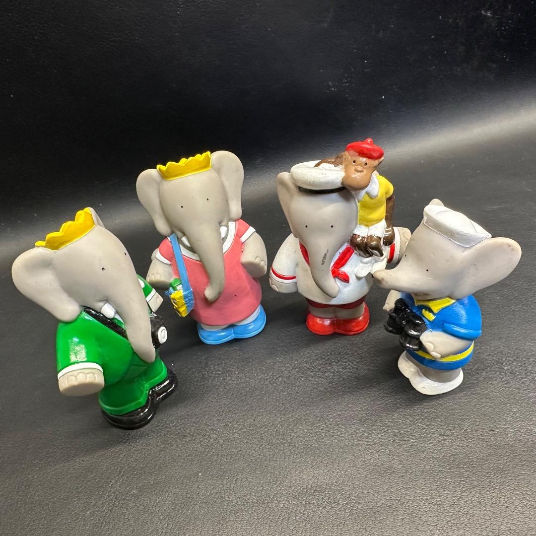 ♡Fa右1019 当時物 ぞうのババール フィギュア 人形 レア 4点まとめ