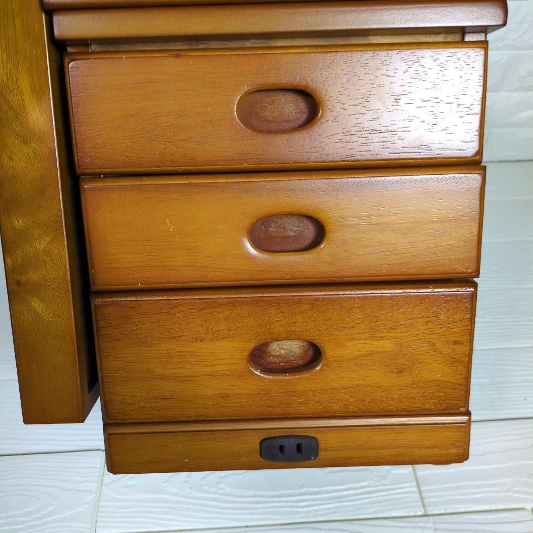 天然木　折りたたみ　文机　アンティーク　コンパクト　不二貿易