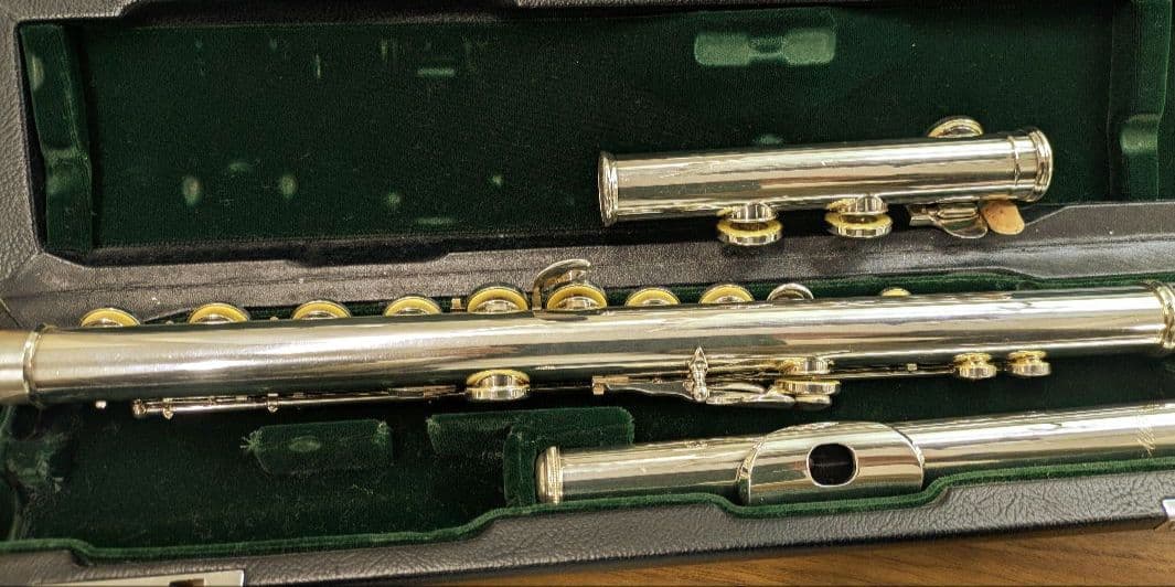 Altus フルート A1007 頭部管・管体、銀製 ケース キャリーバッグ