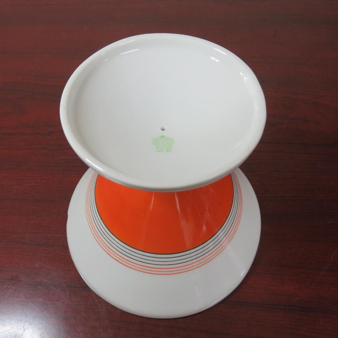 名古屋製陶所 大冠マーク NS シュクリエ 砂糖入れ 共箱 トング付き 欠け