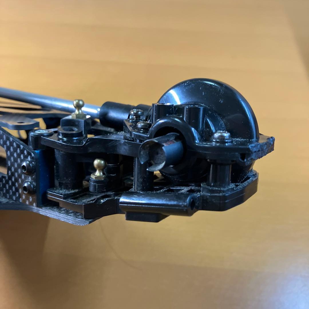 【レア】タミヤ ラジコン DF03 カーボンシャーシ　前後ギアボックス付き