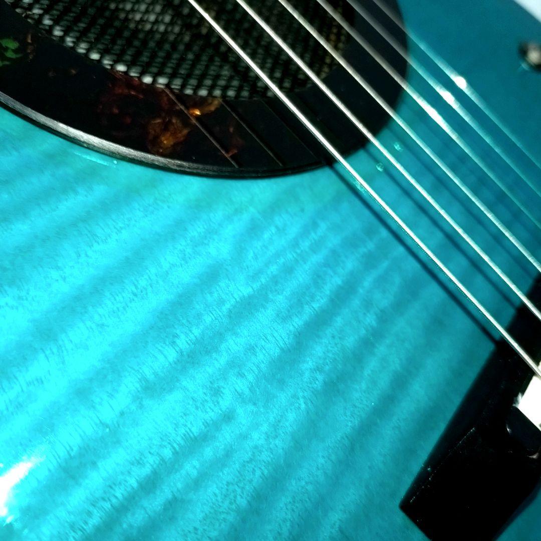 美品　Morris　アンプ内蔵ギター　SOUND CIRCUS　コンパクトギター