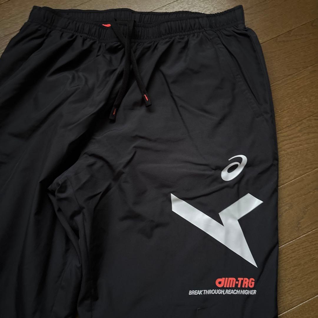 アシックス ウインドブレーカー 上下セット　メンズ　裏トリコット　セット販売です