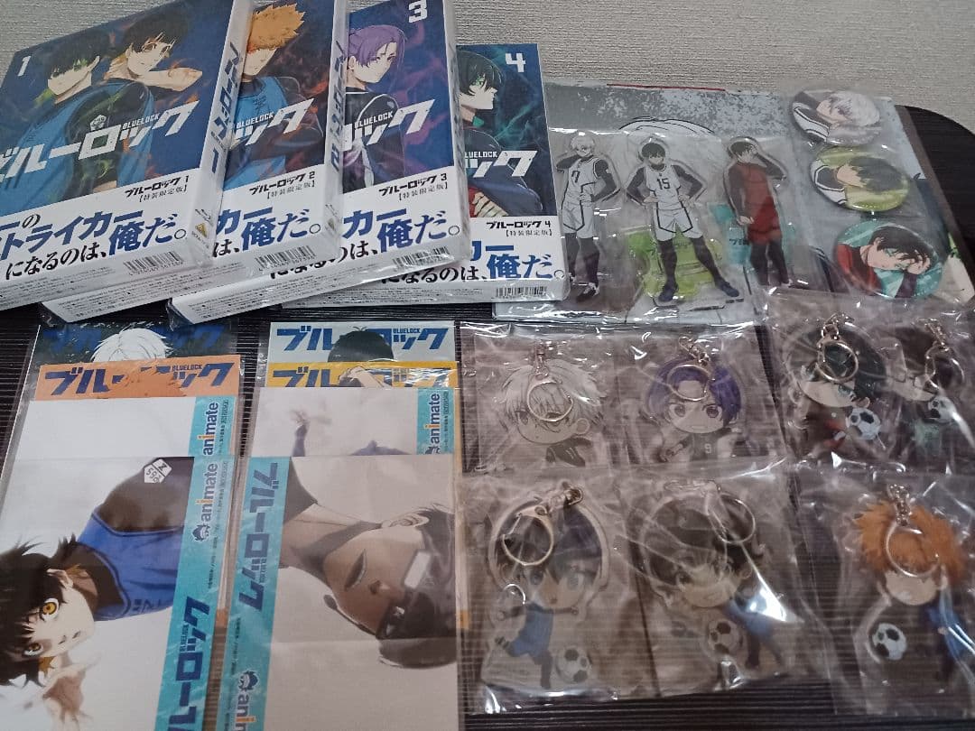 ブルーロック　Blu-ray　特典　全巻　特装限定版　1～4　全巻購入特典