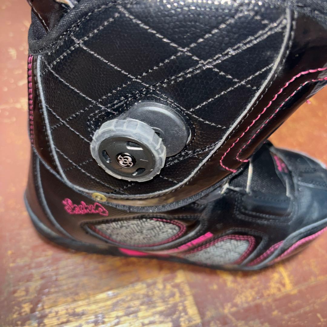 SUBスノーボードブーツ 女性用 ブラック/ピンク