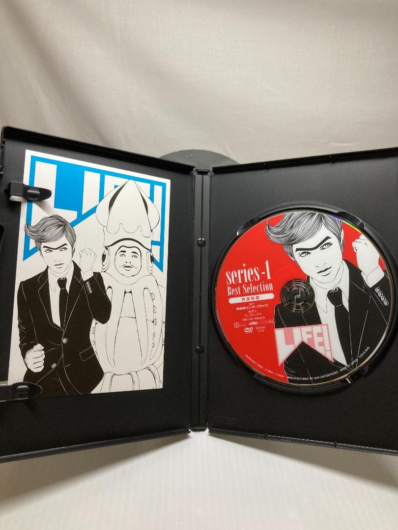LIFE！～人生に捧げるコント　DVD‐BOX4枚組　中古　ポストカード4種