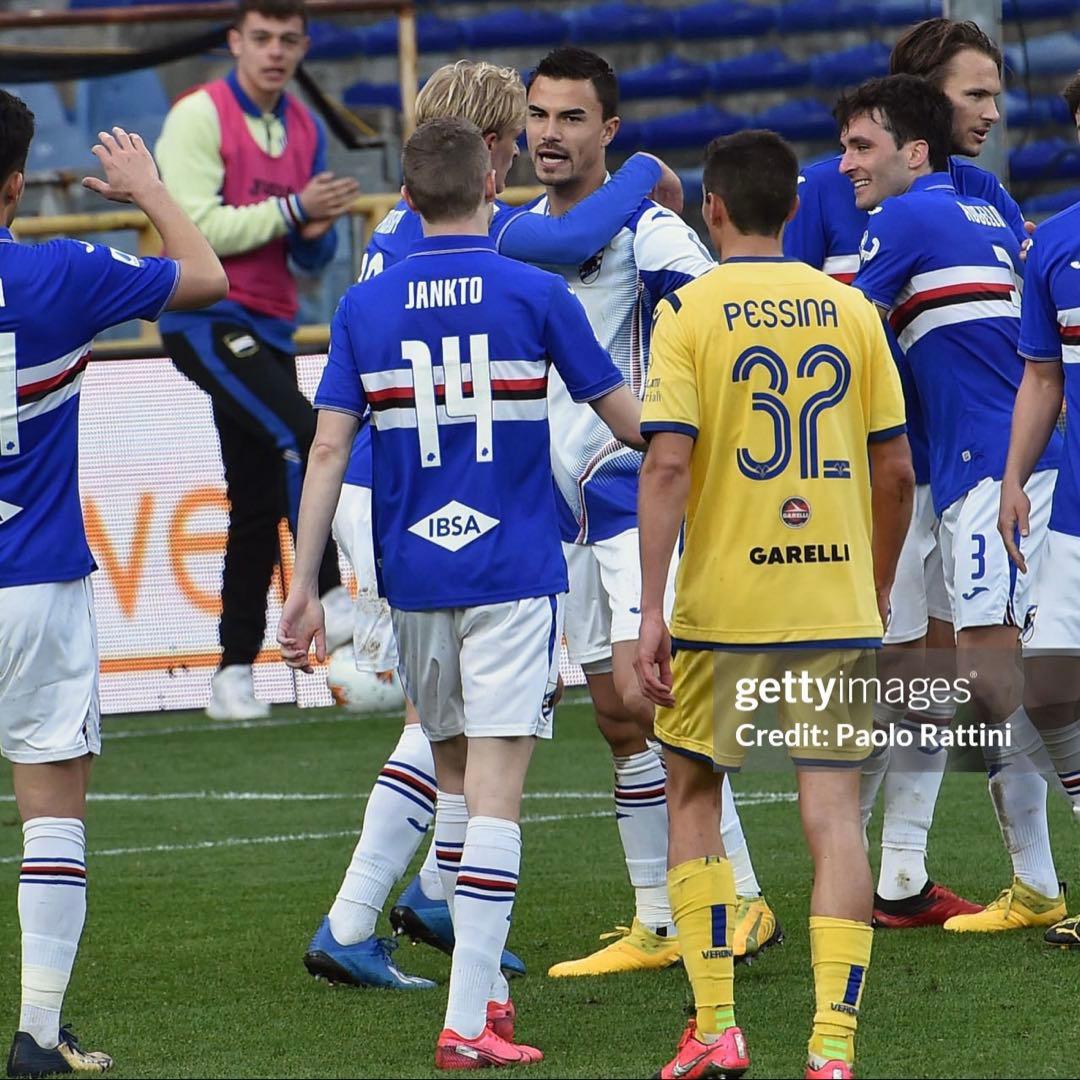 サンプドリア 2019/2020 トルスビー 実使用 ユニフォーム