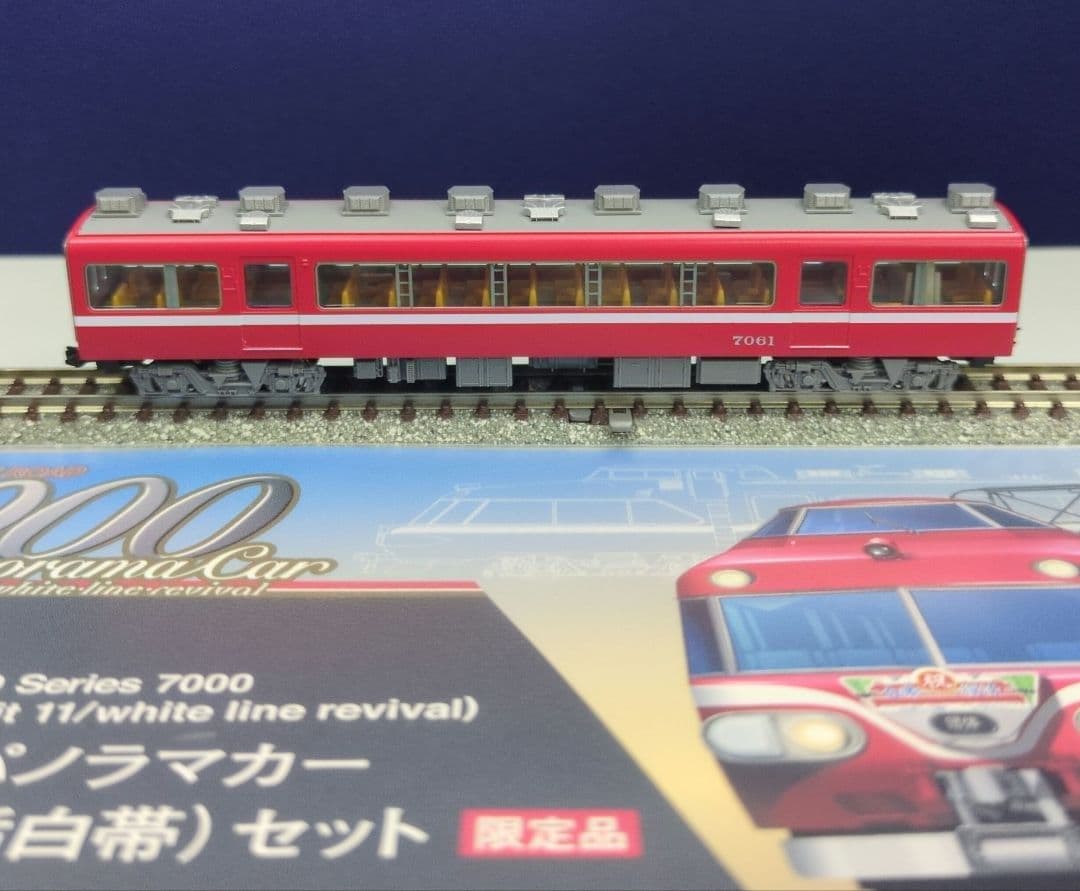 鉄道模型 名鉄7000系 第11編成 復活白帯 限定品！！