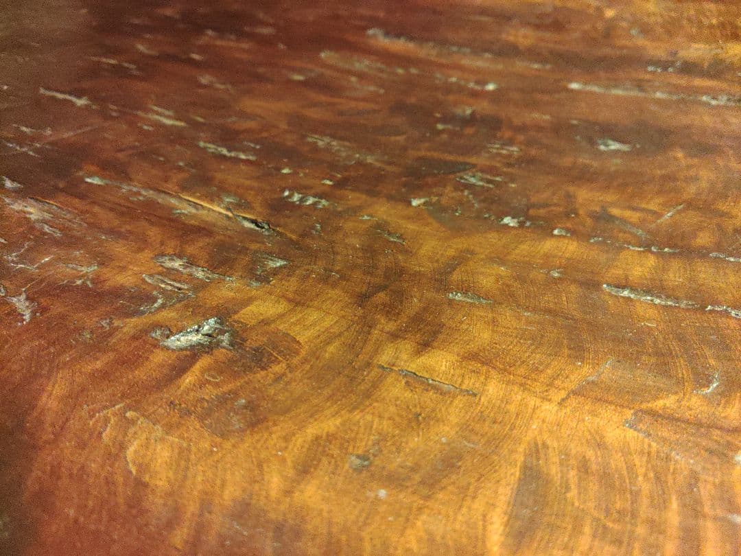 Poinciana様　アフリカ民芸品　無垢　座卓　テーブル　天然木　ヴィンテージ